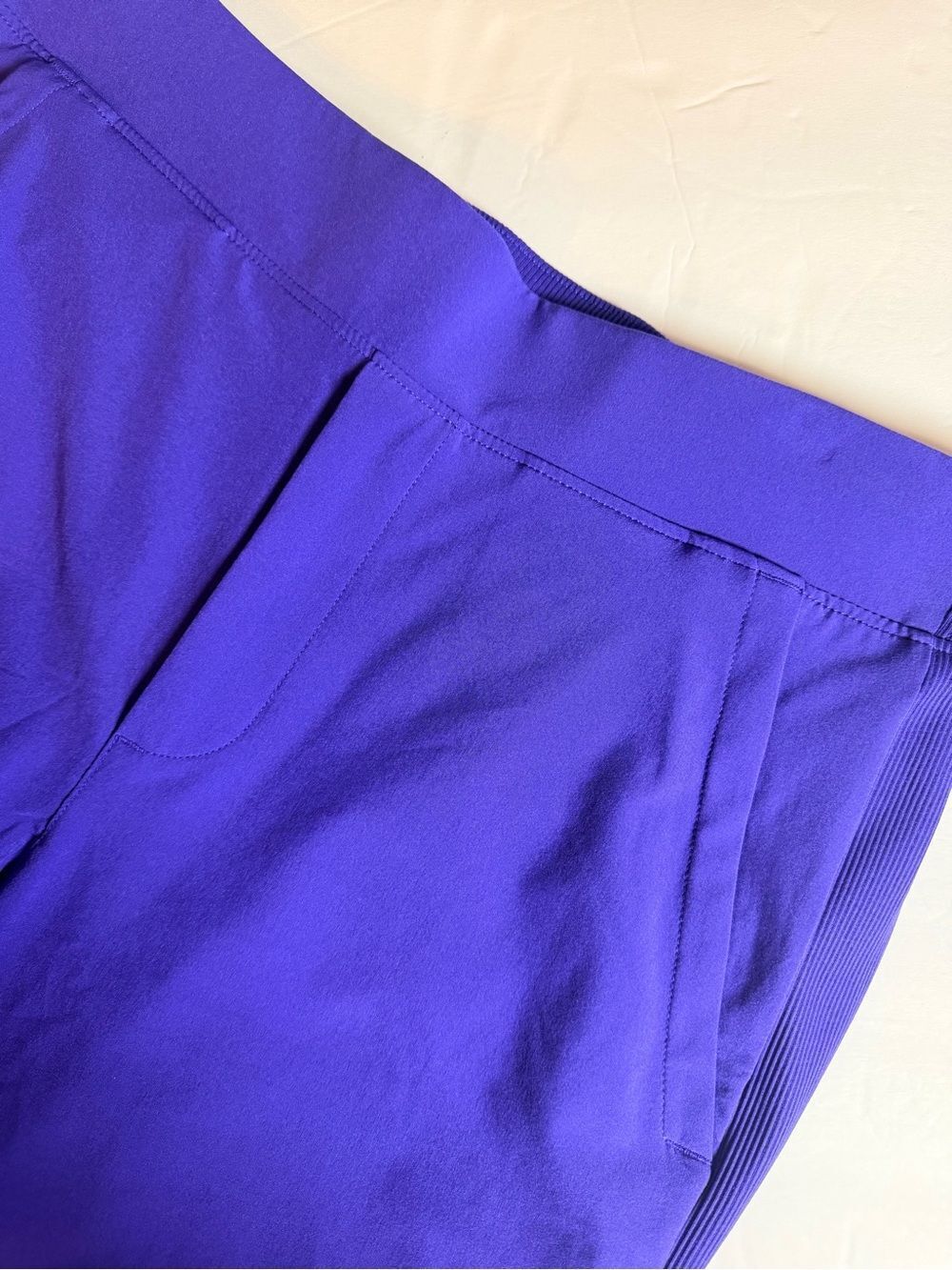 Athleta Brooklyn Midrise Lined Pants Size 8 Purple Pull On Athletic Athleisure